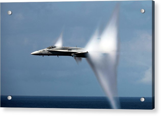 Breaking the Sound Barrier Art Photo - Acrylic Print