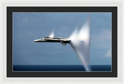 Breaking the Sound Barrier Art Photo - Framed Print