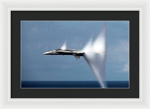 Breaking the Sound Barrier Art Photo - Framed Print