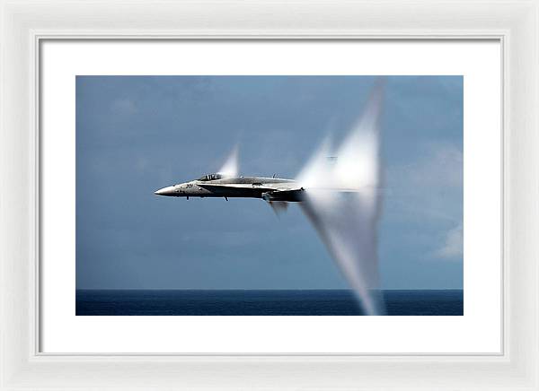 Breaking the Sound Barrier Art Photo - Framed Print