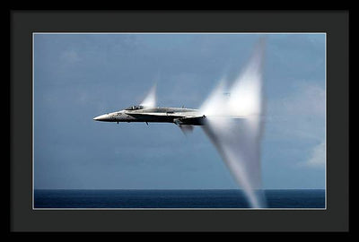 Breaking the Sound Barrier Art Photo - Framed Print