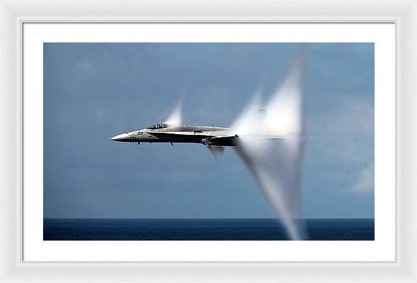 Breaking the Sound Barrier Art Photo - Framed Print