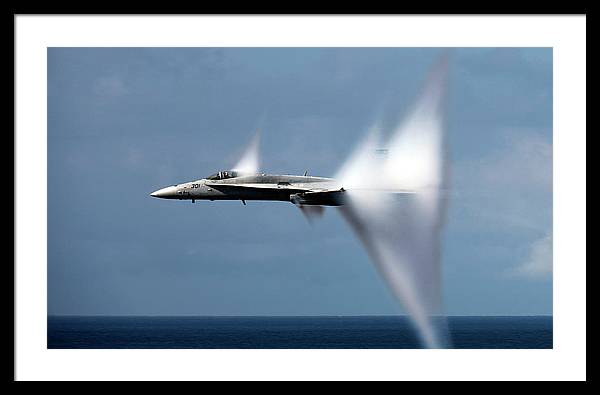 Breaking the Sound Barrier Art Photo - Framed Print