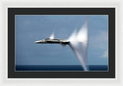 Breaking the Sound Barrier Art Photo - Framed Print