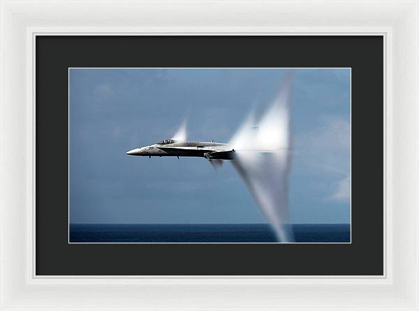 Breaking the Sound Barrier Art Photo - Framed Print