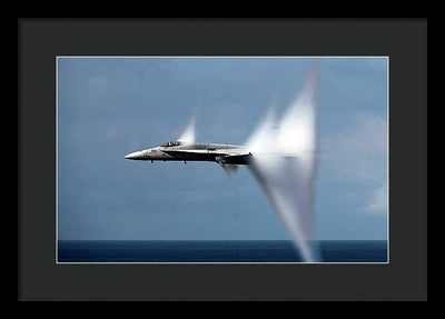 Breaking the Sound Barrier Art Photo - Framed Print