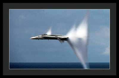 Breaking the Sound Barrier Art Photo - Framed Print