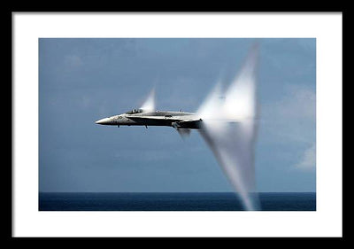 Breaking the Sound Barrier Art Photo - Framed Print