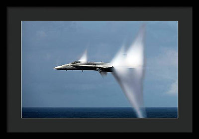 Breaking the Sound Barrier Art Photo - Framed Print