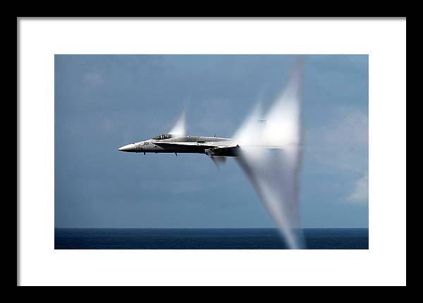 Breaking the Sound Barrier Art Photo - Framed Print