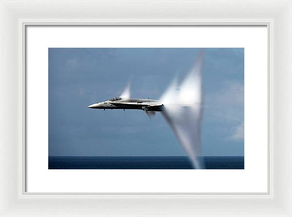 Breaking the Sound Barrier Art Photo - Framed Print