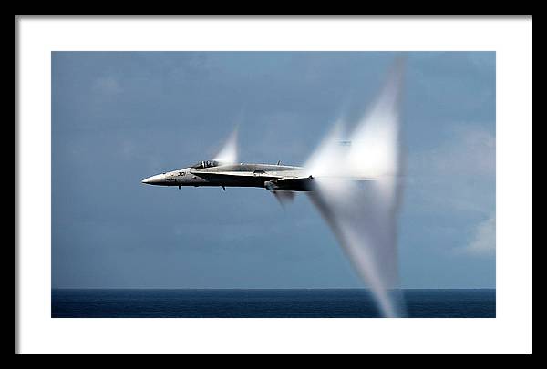 Breaking the Sound Barrier Art Photo - Framed Print