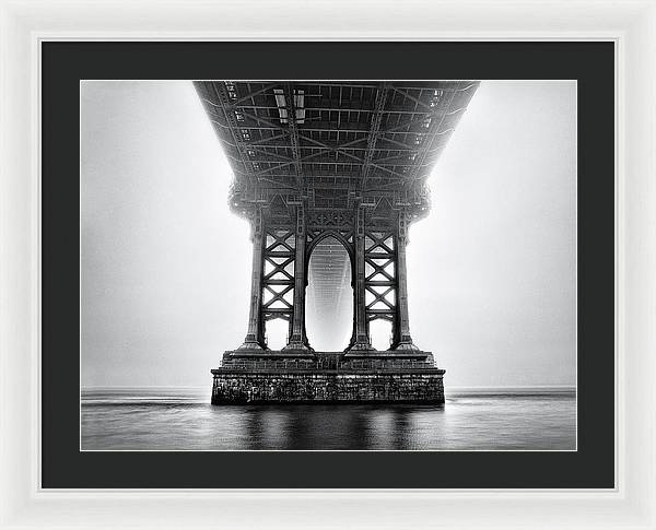 Brooklyn Bridge / Art Photo - Framed Print