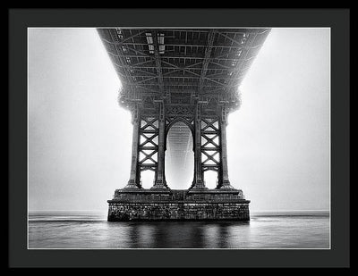 Brooklyn Bridge / Art Photo - Framed Print