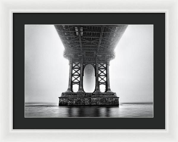 Brooklyn Bridge / Art Photo - Framed Print