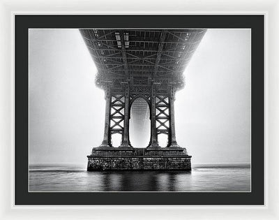 Brooklyn Bridge / Art Photo - Framed Print