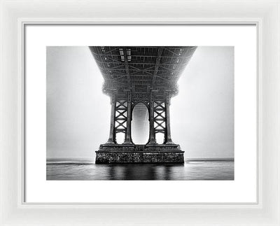 Brooklyn Bridge / Art Photo - Framed Print