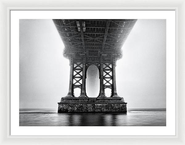 Brooklyn Bridge / Art Photo - Framed Print