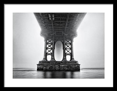 Brooklyn Bridge / Art Photo - Framed Print