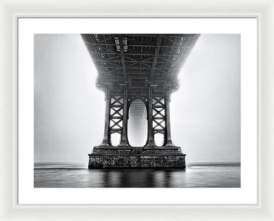 Brooklyn Bridge / Art Photo - Framed Print