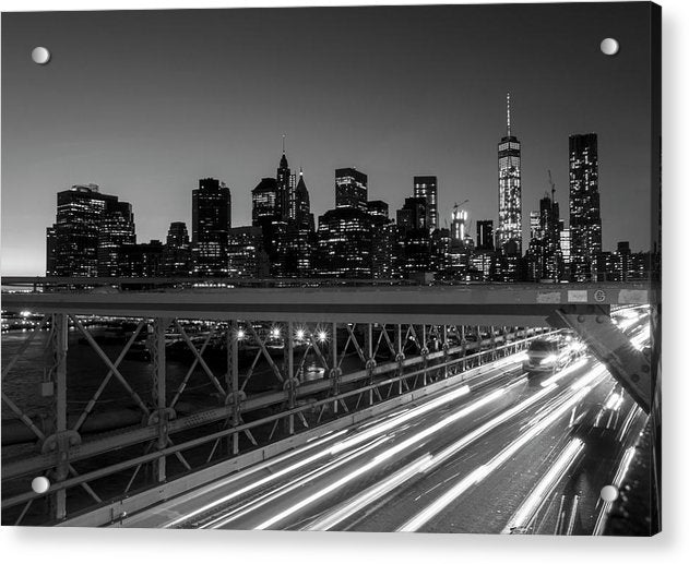 Brooklyn Bridge / Art Photo - Acrylic Print