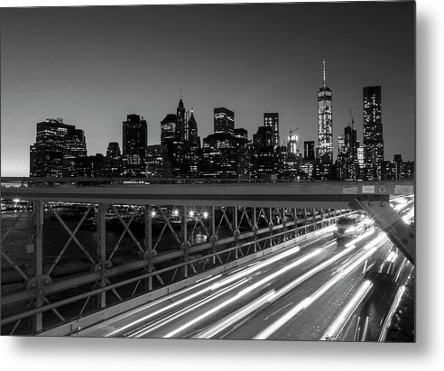 Brooklyn Bridge / Art Photo - Metal Print