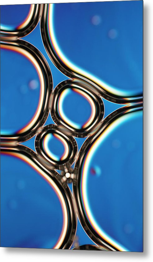 Bubbles in a Foam / Art Photo - Metal Print