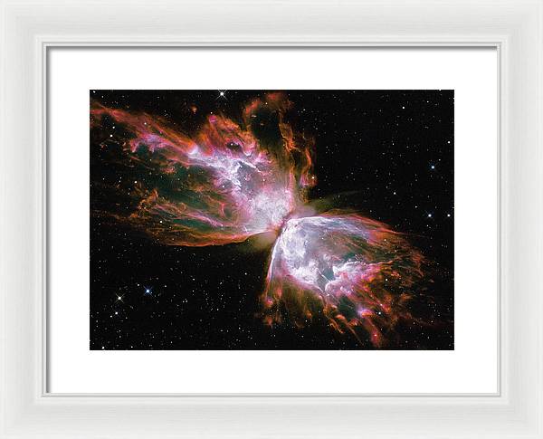 Butterfly Nebula / Art Photo - Framed Print