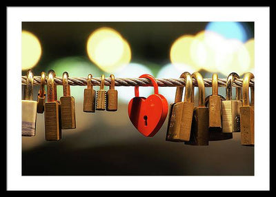 Cadenas d'Amour / Art Photo - Framed Print