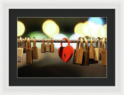 Cadenas d'Amour / Art Photo - Framed Print