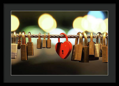 Cadenas d'Amour / Art Photo - Framed Print