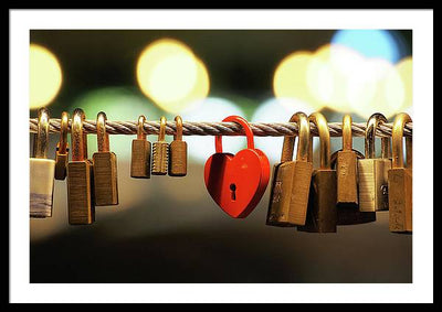 Cadenas d'Amour / Art Photo - Framed Print