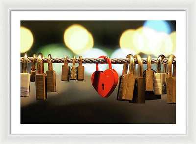 Cadenas d'Amour / Art Photo - Framed Print