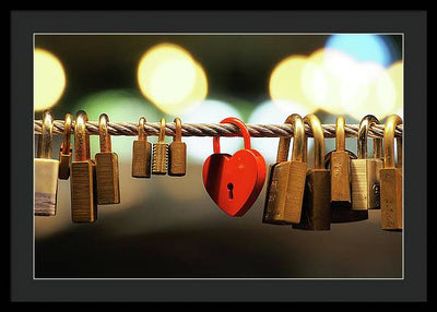 Cadenas d'Amour / Art Photo - Framed Print