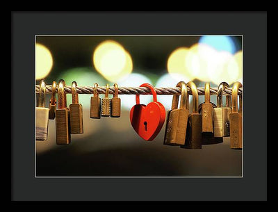 Cadenas d'Amour / Art Photo - Framed Print