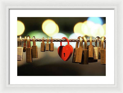 Cadenas d'Amour / Art Photo - Framed Print