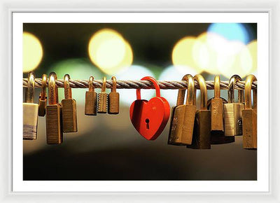 Cadenas d'Amour / Art Photo - Framed Print