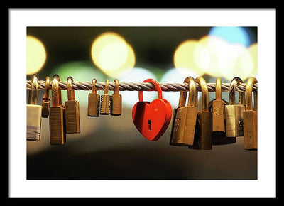 Cadenas d'Amour / Art Photo - Framed Print