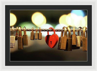 Cadenas d'Amour / Art Photo - Framed Print