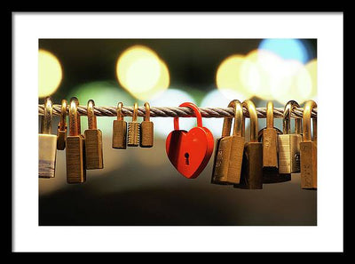 Cadenas d'Amour / Art Photo - Framed Print