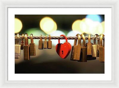 Cadenas d'Amour / Art Photo - Framed Print