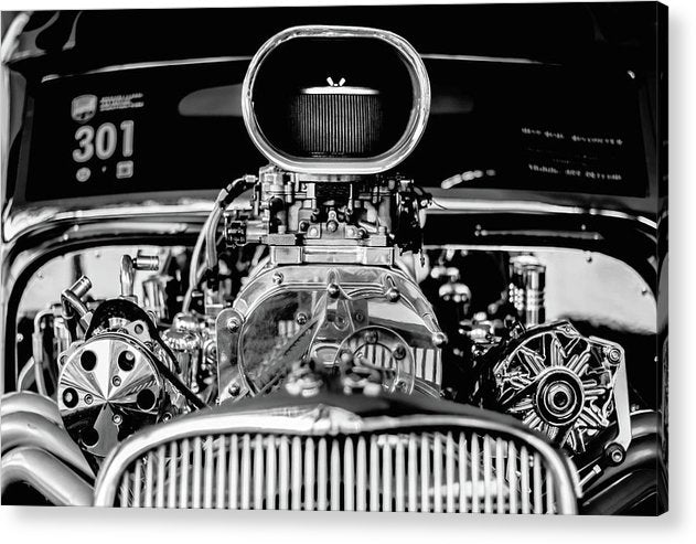 Car Engine 301 / Art Photo - Acrylic Print