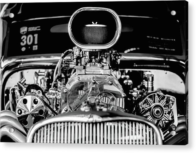 Car Engine 301 / Art Photo - Acrylic Print