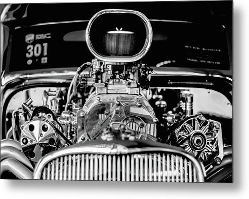 Car Engine 301 / Art Photo - Metal Print