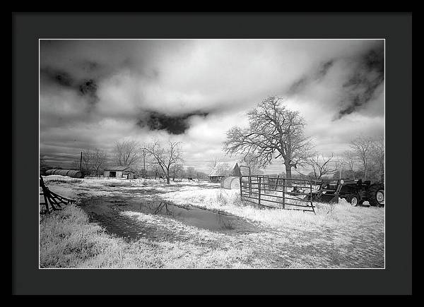 Coleman County, Texas / Art Photo - Framed Print