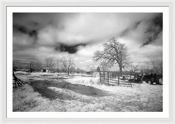 Coleman County, Texas / Art Photo - Framed Print