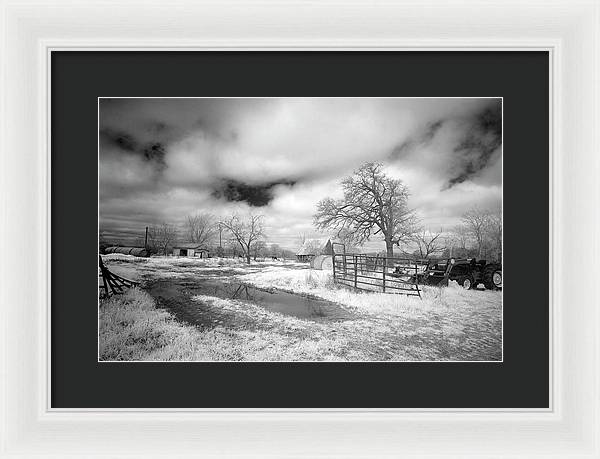 Coleman County, Texas / Art Photo - Framed Print