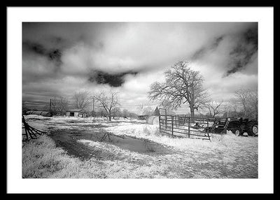 Coleman County, Texas / Art Photo - Framed Print