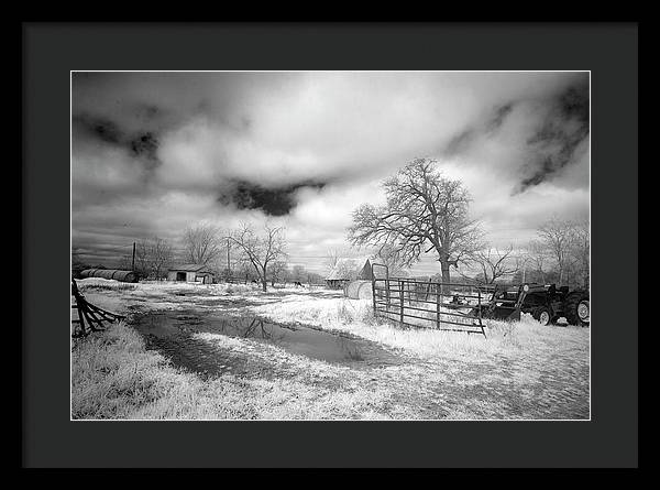 Coleman County, Texas / Art Photo - Framed Print