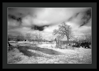 Coleman County, Texas / Art Photo - Framed Print